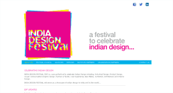 Desktop Screenshot of indiadesignfestival.com